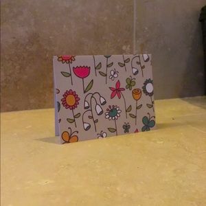Flower greeting card